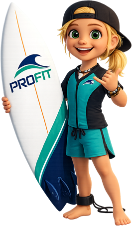Mascote Profit Surf Club